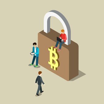 flat-isometric-bitcoin-security-secure-transaction-payment_126523-1704.jpg