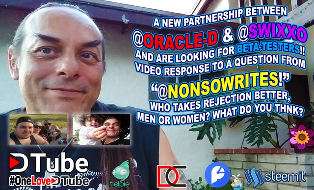 @oracle-d's Partnered Up with @swixxo (swixxo.com) and are Looking for Btea Testers - Answering @nonsowrites Question - Who Take Rejection Better, Men or Women.jpg