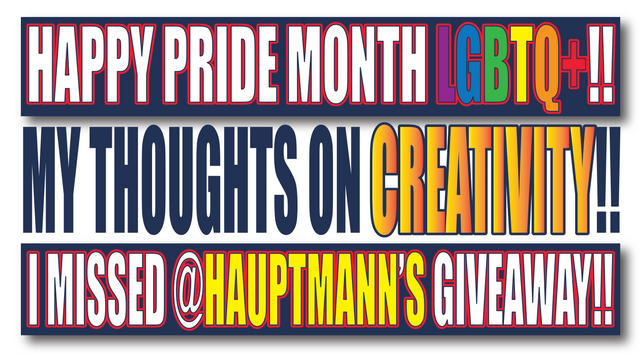 Happy Pride Month, Creativity, DtubeForum.png