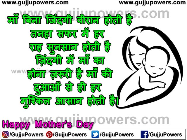 Mother’s Day Status in Hindi Language for Whatsapp & Facebook Images - Gujju Powers 01.jpg