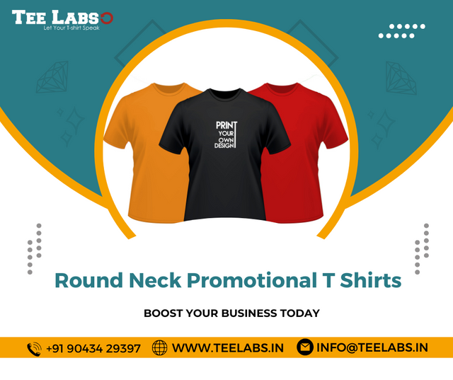 Round Neck Promotional T Shirts.png