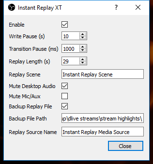 Wade Revisor Rejse Tutorial] How to play Instant Replay and Highlight Scenes, Live Streaming  with OBS — Steemit