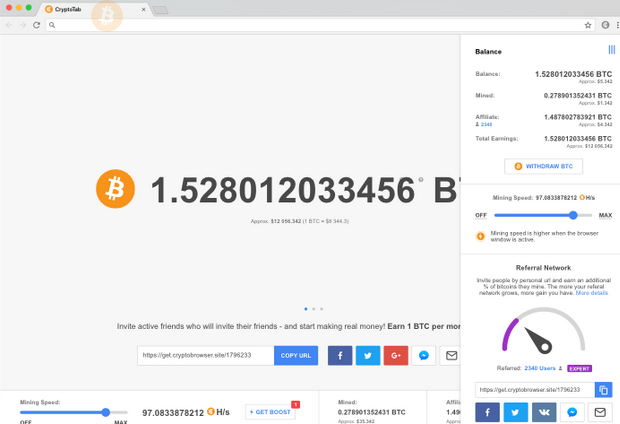 Cryptotab Browser Earn Bitcoin While Surfing S!   teemit - 