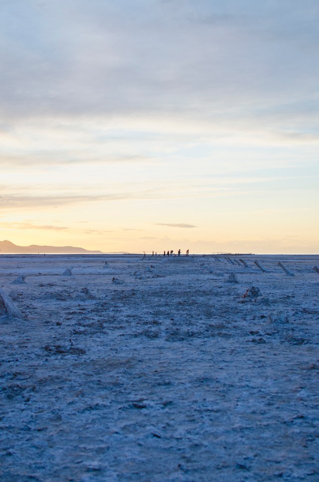 A long sunset on the salty pier ruins.JPG