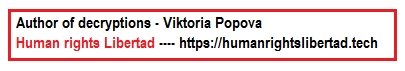 Author of decryptions Viktoria Popova,Human rights Libertad.jpg