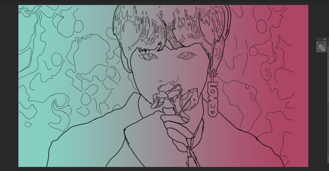 Featured image of post Kim Taehyung Sketch Outline /  taehyung lockscreen + homescreen edit .