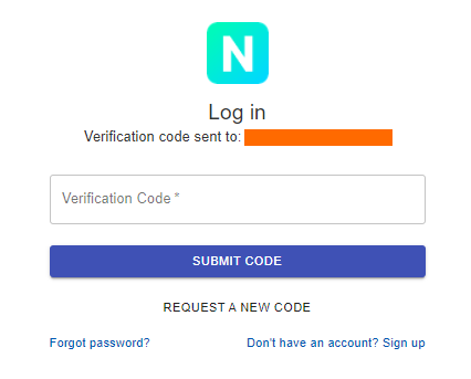 NIFTY LOGIn verification code.png