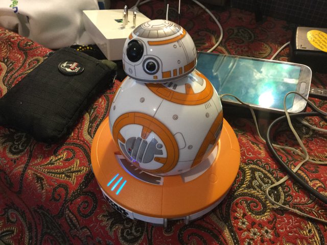 This BB8 was awesome! You can control it with a phone app