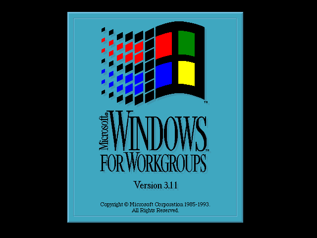 Microsoft Windows 3.11 FWG - Splash