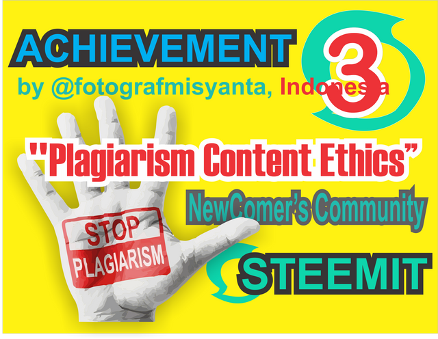 Achievment 3   Plagiarism Content Ethics fotografmisyanta.png