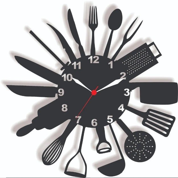 Kitchen Cutlery Wall Clock.jpg