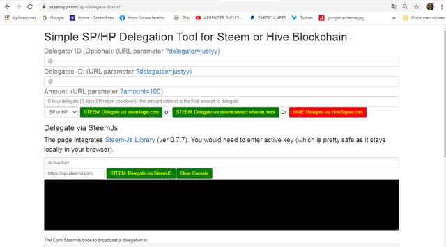 Simple SP Delegacion tool for steem or Hive blockchain.png
