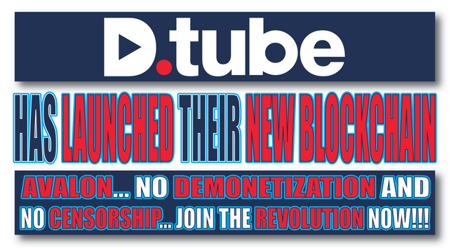 Join the New @dtube Revolution Now, No Demonetization, No Censorship.png