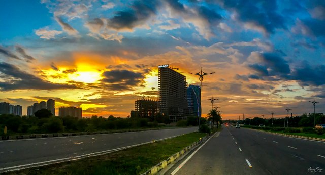 Sky in New Chandigarh.jpg