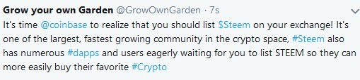 tweet to get steem on coinbase.jpg