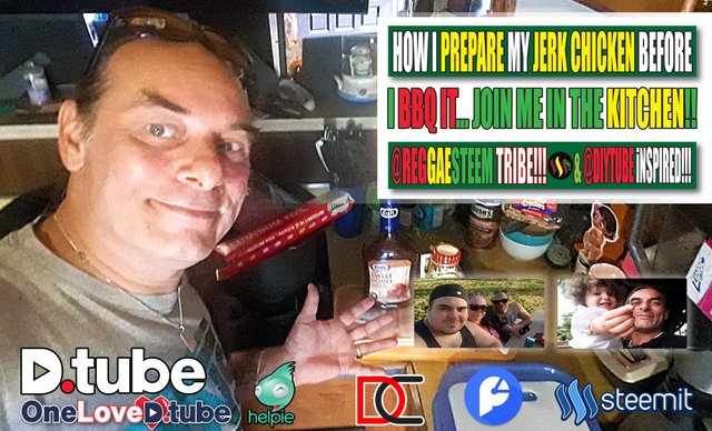 How I Season & Prepare My Jamaican Jerk Chicken before the BBQing Begins. Come Join me in the Kitchen. Inspire by @reggaesteem & @diytube.jpg