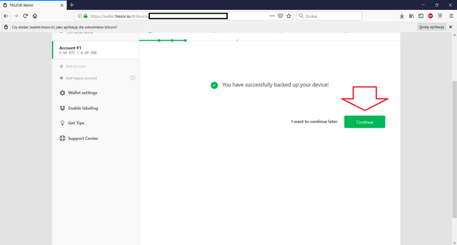 mszybowski.pl - trezor.io start 9 backup po seed.png