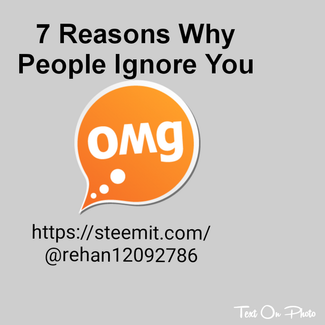 Ignore you people when 4 Ways