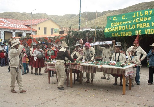 Comunidad de Hilayhua - Cusco, mapa parlante de producciòn  Gestion Social GAE 2011 Perù.jpg