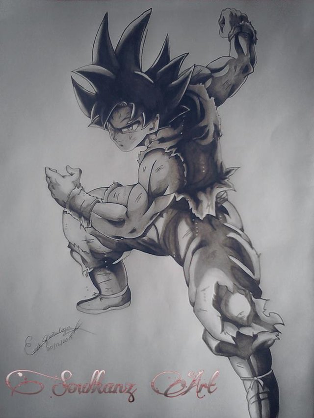 Drawing Goku's Ultra Instinct Form — Steemit