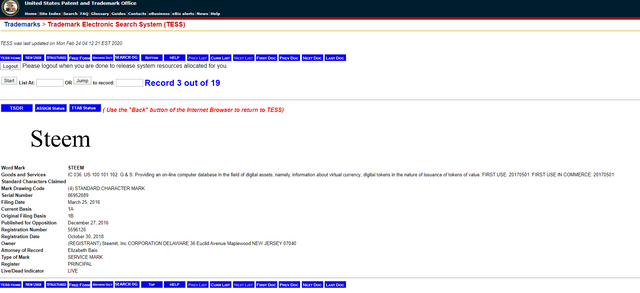 STEEM USA trademark registration.png
