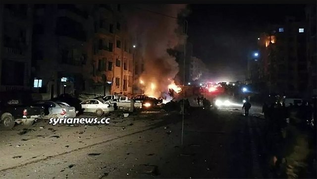 Salqin Idlib Nusra Front al Qaeda Levant HTS ammunition depot explosion.jpg