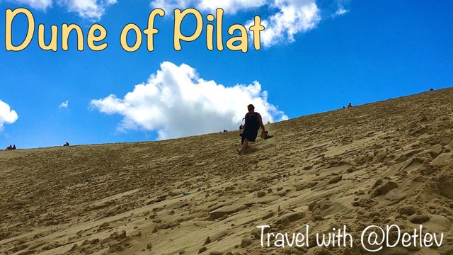 Dune of Pilat - the big moving mountain of sand