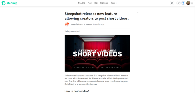 2019-03-26 13_25_48-Steepshot releases new feature allowing creators to post short videos. — Steemit.png