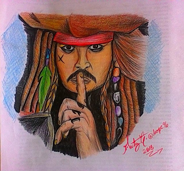 Jack Sparrow | Pirates of the Caribbean | Drawing — Steemit