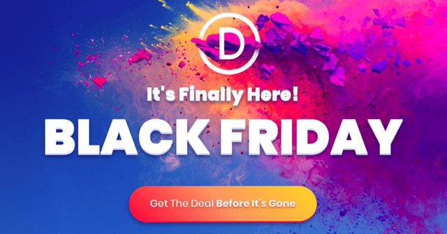 Elegant Themes Black Friday Deal