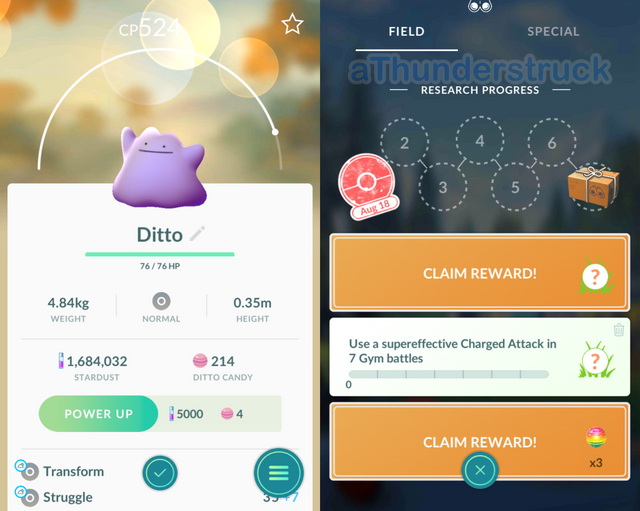 Ditto Makes Old Pokémon Go Quest Difficult for Players