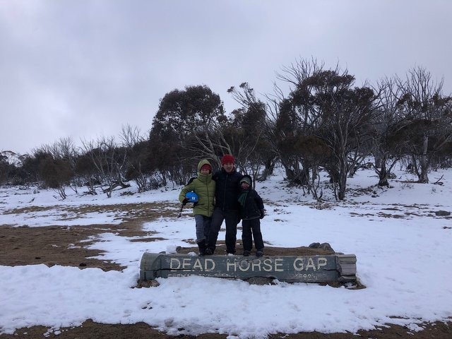 Family at the Dead Horse Gap