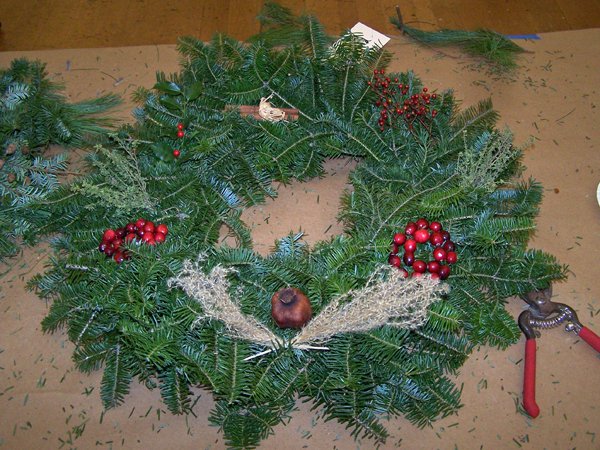 Making Wreaths - Pam's almost done crop December 2019.jpg