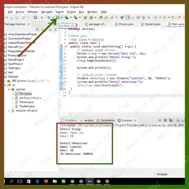 package laptopwalictd; public class Laptop { private String merek; private double harga; Konstruktor untuk menginisialisasi atribut public Laptop(String merek, double harga) { this.merek = merek; (7).jpg