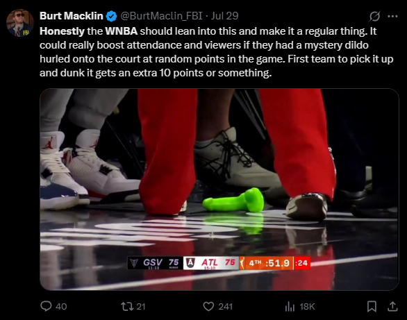 WNBA Sex Toy Challenge