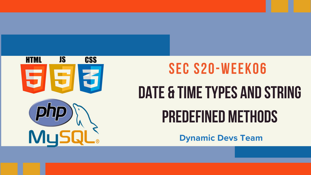 Date & Time Types And String Predefined Methods in PHP.png