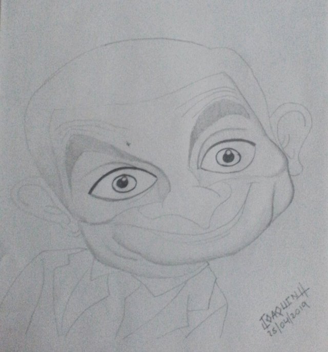 Caricatura De Mr Bean Caricature Of Mr Bean By Joaquin H Steemit