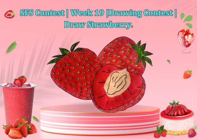 SFS Contest  Week 19 Drawing Contest  Draw Strawberry.by @zisha-hafiz.png