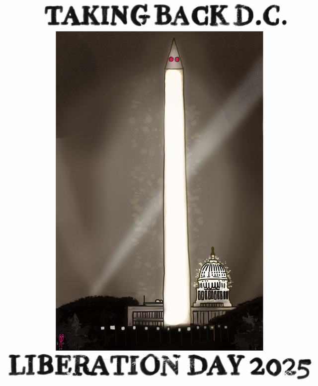 Liberation day 2025 washington dc president donald trump political cartoon.png