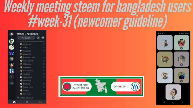 Weekly meeting steem for bangladesh users #week-30 (newcomer guideline).png