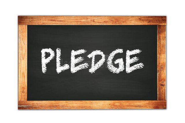 pledge-text-written-wooden-frame-school-blackboard-black-204997910.jpg