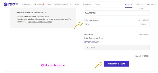 2- Withdraw Steem from Probit to binance exchange.jpg