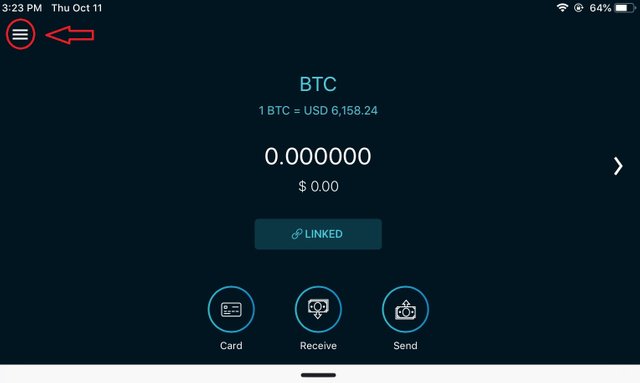 TenX wallet bitcoin cryptocurrency settings.jpg