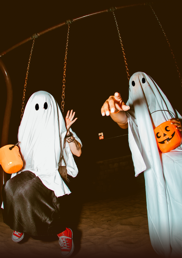 Aesthetic Vintage Halloween party poster.png