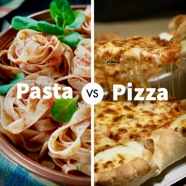 Pasta Vs. Pizza - New Tasteem Contest ? — Steemit