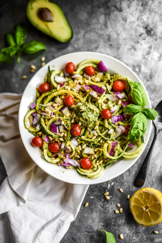 Creamy Avocado Pesto Zoodle Salad-5.jpg