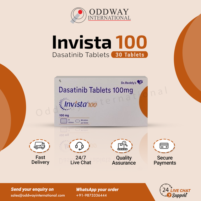 Buy Invista 100 mg Dasatinib Tablet .png