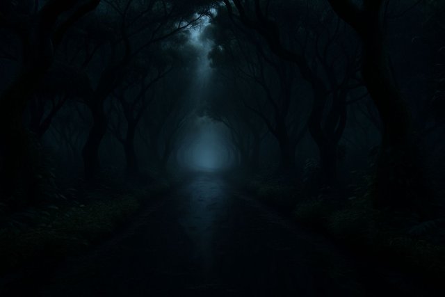 Serene Woodland Path with Reflective Surface Virtual Background.jpeg