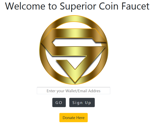 Signup for your Superior Coin Faucet account today
