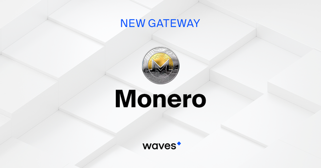 Monero Gateway Opens On Waves
